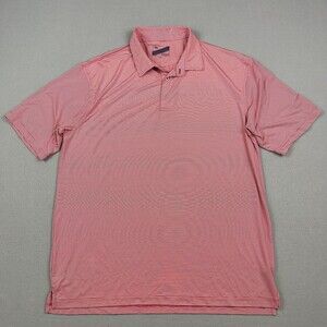Onward Reserve Polo Shirt Men 2XL Red Stripe Reserve Label Golf Short Sleeve XXL